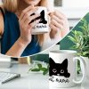 Cat Mama Coffee Mug Funny Cat Lover Gift for Cat Mom Wife Aunt Sister Friend, Mothers Day Birthday Gift
