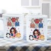 Cat Mom 4th of July America Sparkly Pattern Personalized Mug, Independence Day