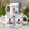 Cat Mom Doll Sitting Personalized Mug