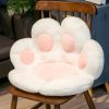 Cat Paw Plush Floor Cushion Soft Large Seat Pillow