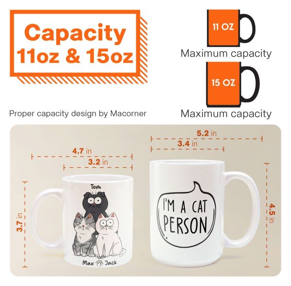 Cat Person - Personalized Mug