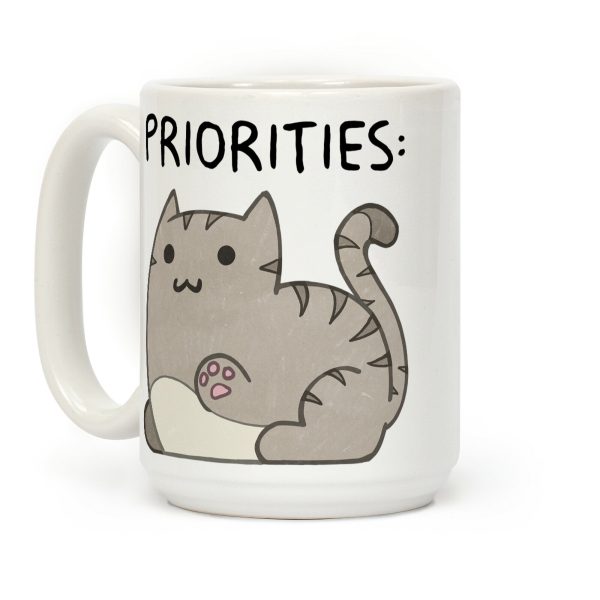 Cat Priorities Coffee Mug