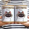 Catffeinated Funny Cartoon Cats - Gift For Cat Lovers, Cat Mom, Cat Dad - Personalized White Edge-to-Edge Mug