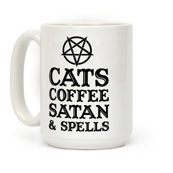 Cats Coffee Satan & Spells Coffee Mug