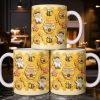 Celebrate A Special Bond With Bee And Honeycomb Design - Personalized Custom Coffee Mug - JBS116_MG