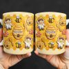 Celebrate A Special Bond With Bee And Honeycomb Design - Personalized Custom Coffee Mug - JBS116_MG