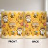 Celebrate A Special Bond With Bee And Honeycomb Design - Personalized Custom Coffee Mug - JBS116_MG