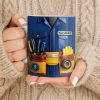 Celebrate Craftsmanship With Tool Belt Design - Personalized Custom Coffee Mug - JBS093_MG