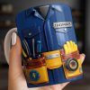 Celebrate Craftsmanship With Tool Belt Design - Personalized Custom Coffee Mug - JBS093_MG