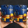 Celebrate Craftsmanship With Tool Belt Design - Personalized Custom Coffee Mug - JBS093_MG