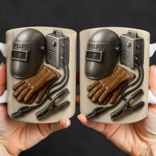 Celebrate Craftsmanship With Welding Tools Design - Personalized Custom Coffee Mug - JBS113_MG
