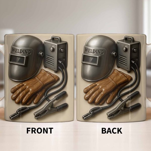 Celebrate Craftsmanship With Welding Tools Design - Personalized Custom Coffee Mug - JBS113_MG