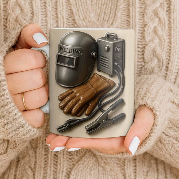 Celebrate Craftsmanship With Welding Tools Design - Personalized Custom Coffee Mug - JBS113_MG