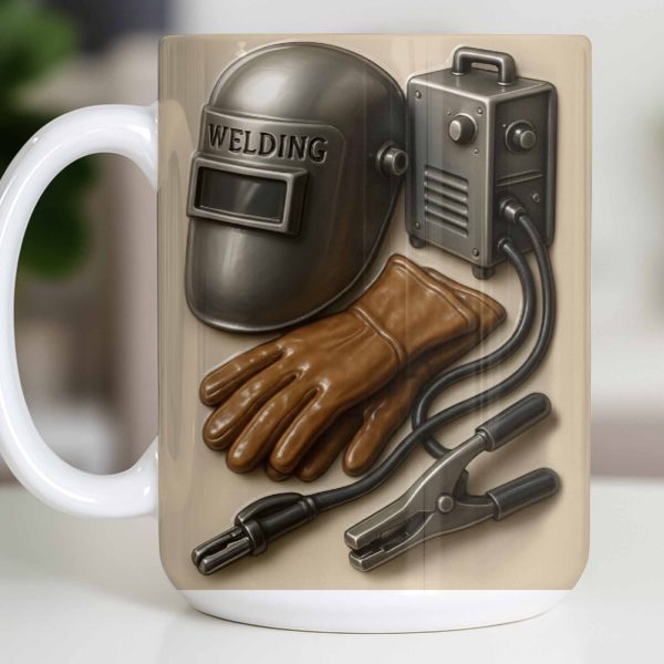 Celebrate Craftsmanship With Welding Tools Design - Personalized Custom Coffee Mug - JBS113_MG