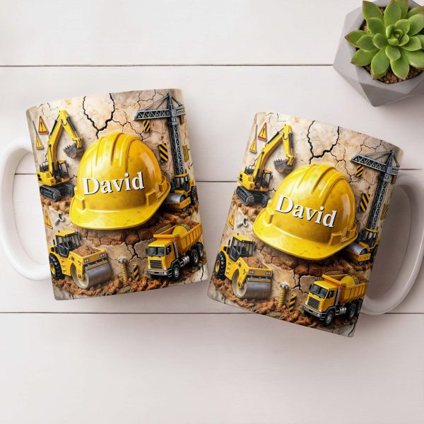 Celebrate Creativity And Passion For Construction With Iconic Scenes - Personalized Custom Coffee Mug - JBS114_MG