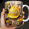 Celebrate Creativity And Passion For Construction With Iconic Scenes - Personalized Custom Coffee Mug - JBS114_MG