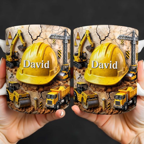 Celebrate Creativity And Passion For Construction With Iconic Scenes - Personalized Custom Coffee Mug - JBS114_MG