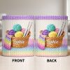 Celebrate Creativity with Vibrant Yarn Balls and Crochet - Personalized Custom Coffee Mug - HOB032_MG