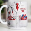 Celebrate Dedication And Care With Custom Doctor Themed Mug - Personalized Custom Coffee Mug - DOC084_MG