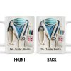 Celebrate Everyday Heroes With Medical Professional Gifts, Stethoscope And Mask - Personalized Custom Coffee Mug - GRAD040_MG