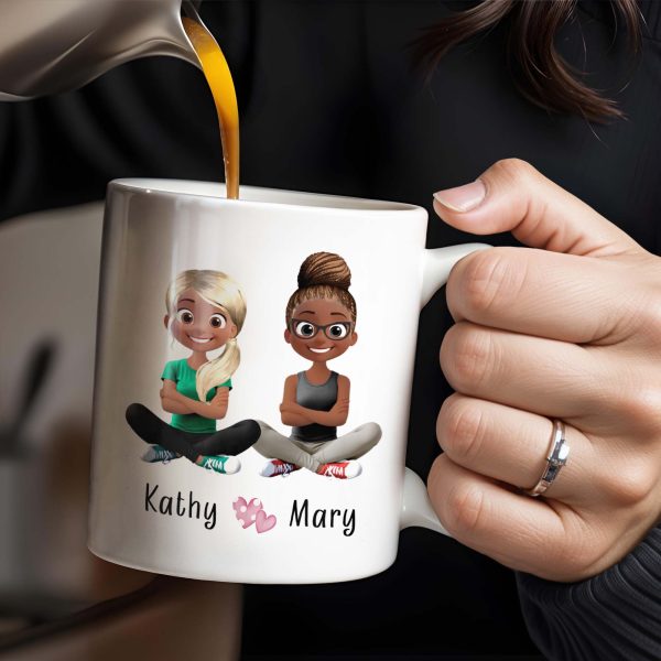 Celebrate Friendship, Customize with Your Names - Personalized Custom Coffee Mug - BST185_MG