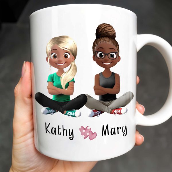 Celebrate Friendship, Customize with Your Names - Personalized Custom Coffee Mug - BST185_MG