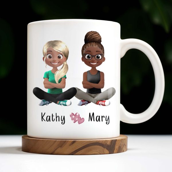 Celebrate Friendship, Customize with Your Names - Personalized Custom Coffee Mug - BST185_MG