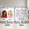 Celebrate Friendship With Personalized Coffee Mug Featuring Stylish Flowers - Personalized Custom Coffee Mug - BST525_MG