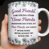 Celebrate Friendship With Personalized Coffee Mug Featuring Stylish Flowers - Personalized Custom Coffee Mug - BST525_MG