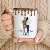 Celebrate Friendship With Stylish Besties Leopard Print - Personalized Custom Coffee Mug - BST508_MG