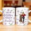 Celebrate Friendship With Stylish Ladies And Flowers - Personalized Custom Coffee Mug - MOM053_MG