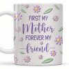 Celebrate Friendship With Stylish Ladies And Flowers - Personalized Custom Coffee Mug - MOM053_MG