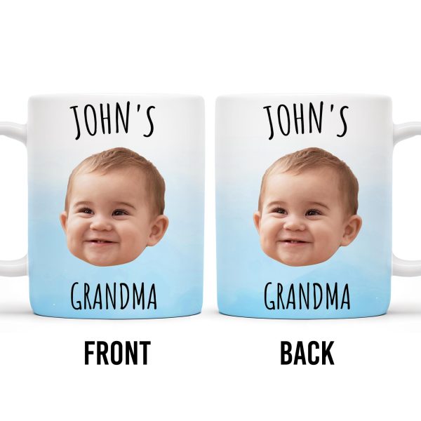 Celebrate Grandmotherhood With A Personalized Smile Mug - Personalized Custom Coffee Mug - KID014_MG
