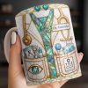 Celebrate Healthcare Professional With Medical Instruments - Personalized Custom Coffee Mug - DOC101_MG