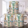 Celebrate Healthcare Professional With Medical Instruments - Personalized Custom Coffee Mug - DOC101_MG