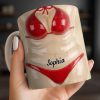 Celebrate Holiday Cheer With A Festive Santa Mug - Personalized Custom Coffee Mug - WIF062_MG