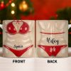 Celebrate Holiday Cheer With A Festive Santa Mug - Personalized Custom Coffee Mug - WIF062_MG