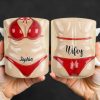 Celebrate Holiday Cheer With A Festive Santa Mug - Personalized Custom Coffee Mug - WIF062_MG