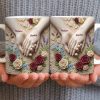 Celebrate Love And Commitment, Hands And Roses - Personalized Custom Coffee Mug - CPL1187_MG