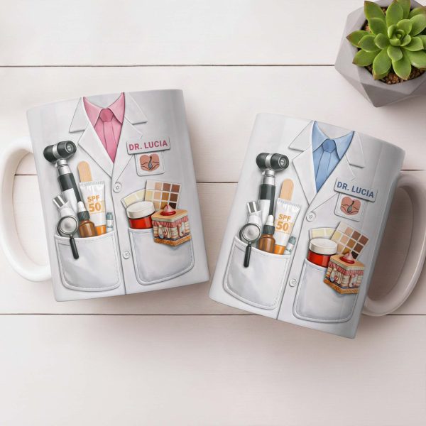 Celebrate Medical Professionals With Essential Medical Tools - Personalized Custom Coffee Mug - DOC099_MG