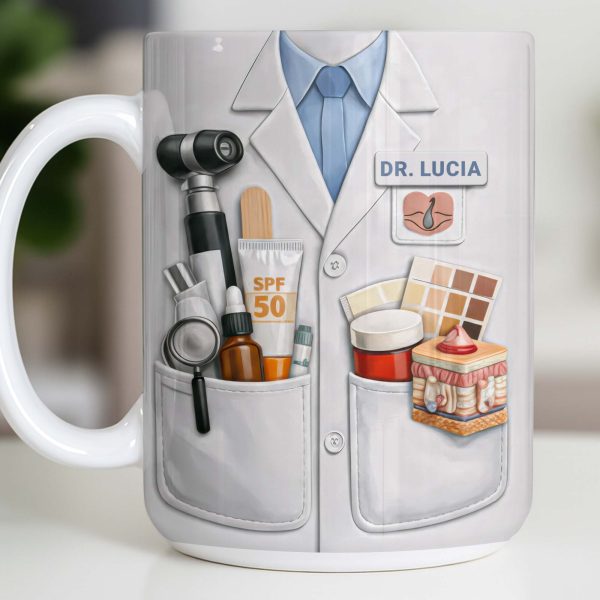 Celebrate Medical Professionals With Essential Medical Tools - Personalized Custom Coffee Mug - DOC099_MG