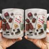 Celebrate Sports With Hockey Helmet and Boxing Gloves - Personalized Custom Coffee Mug - SPORT071_MG