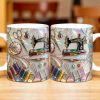 Celebrate The Art Of Crafting With Essential Sewing Tools Design - Personalized Custom Coffee Mug - JBS043_MG