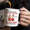 Celebrate The Best Decision, Happy Anniversary With Santa Hats - Personalized Custom Coffee Mug - CPL660_MG