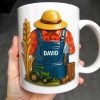 Celebrate The Hardworking Farmer With Farm Elements - Personalized Custom Coffee Mug - FAM368_MG
