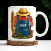 Celebrate The Hardworking Farmer With Farm Elements - Personalized Custom Coffee Mug - FAM368_MG