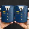 Celebrate The Love For Aviation With This Custom Pilot Uniform Design, Wings Badge - Personalized Custom Coffee Mug - OFC004_MG
