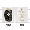Celebrate The Simplistic Elegance Of Nature With This Floral Design, Flower And Plant - Personalized Custom Coffee Mug - MOM066_MG