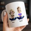 Celebrate the Special Bond Between Mother and Daughter - Personalized Custom Coffee Mug - DILA070_MG