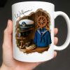 Celebrate The Spirit Of Adventure With A Marine Theme - Personalized Custom Coffee Mug - JBS056_MG